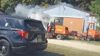 Staff, first responders save shop building at De Soto Country Club