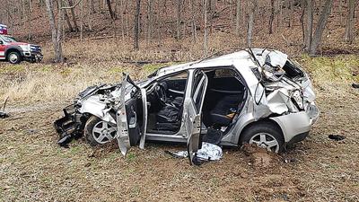 rollover on Horneker Road