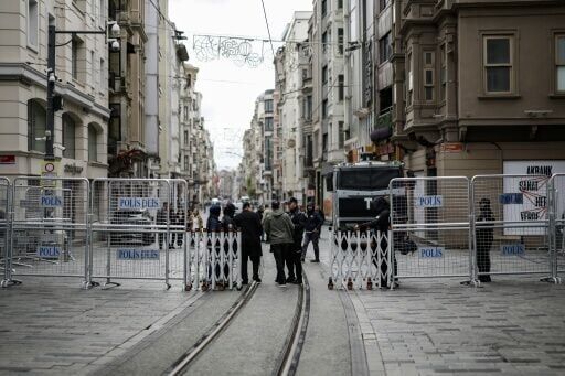 Police closed off access to Taksim Square