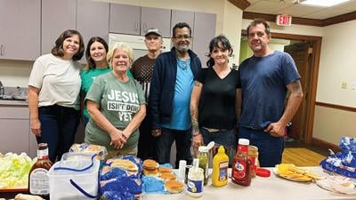 Members of the homeless ministry have been providing meals on Thursdays from 1 to 3 p.m. to unhoused residents and those struggling financially since August 2023.