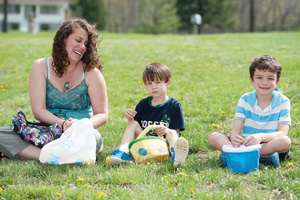 Windsor Baptist Easter Egg hunt draws 100 children 