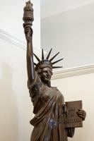Columbia’s Liberty Sister is displayed in the lobby