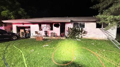This home on Loretta Drive in the Arnold area recently was damaged by fire.