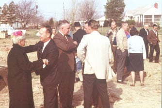 High Ridge Civic Improvement Association members at a dedication for the High Ridge Community Center.