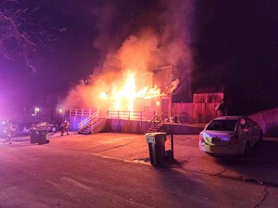 Fire displaces three families from Imperial townhouse