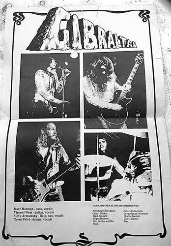 Gibraltar headlined a concert at the Caveland roller rink in Festus in 1973.