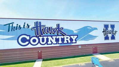 This 174-foot-wide-and-27-foot-tall mural now graces the east wall of Hillsboro High School.