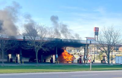 RV fire leads to brief gas pump closure at Eureka QT