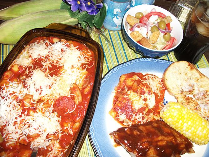 Pepperoni-Ravioli Supper