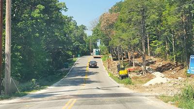 Public Water Supply District 6 laid more than 4,000 linear feet of gravity lines along Bear Creek Road.