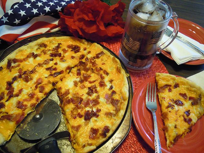 Bacon Cheeseburger Pizza
