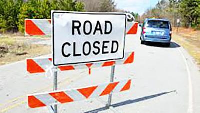 road closed sign