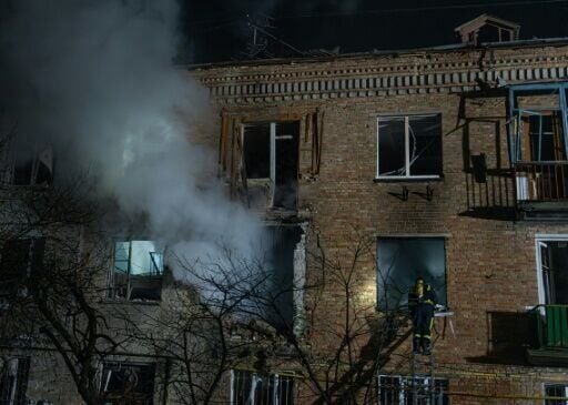 Kyiv came under a drawn-out nighttime attack
