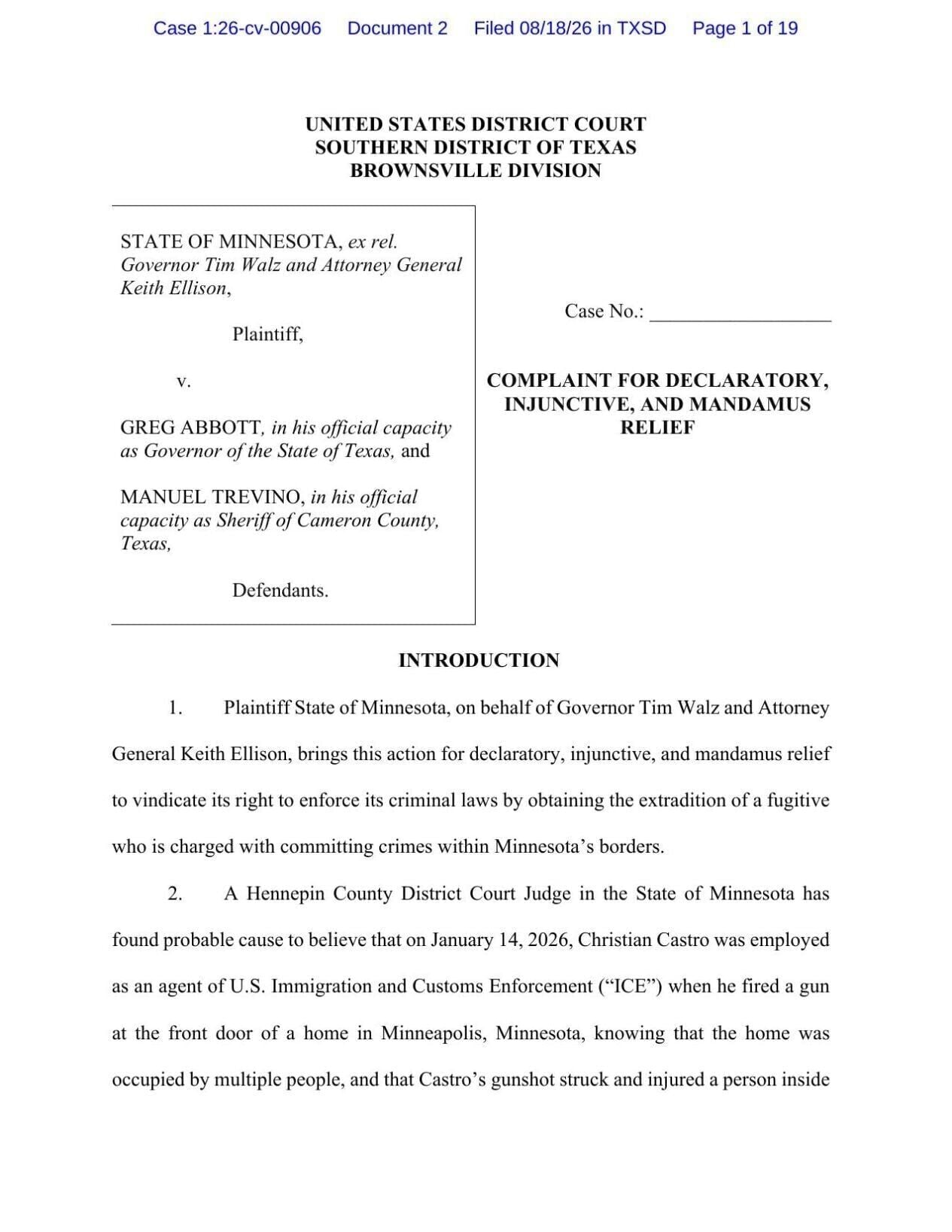 Ellison lawsuit