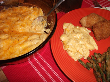 Three-Cheese Macaroni Bake