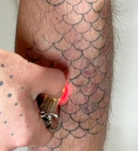 New “invisible” tattoos switch on and off under different kinds of light