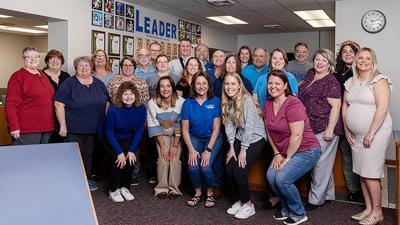 The faces of local journalism in Jefferson County: The staff of the Leader.