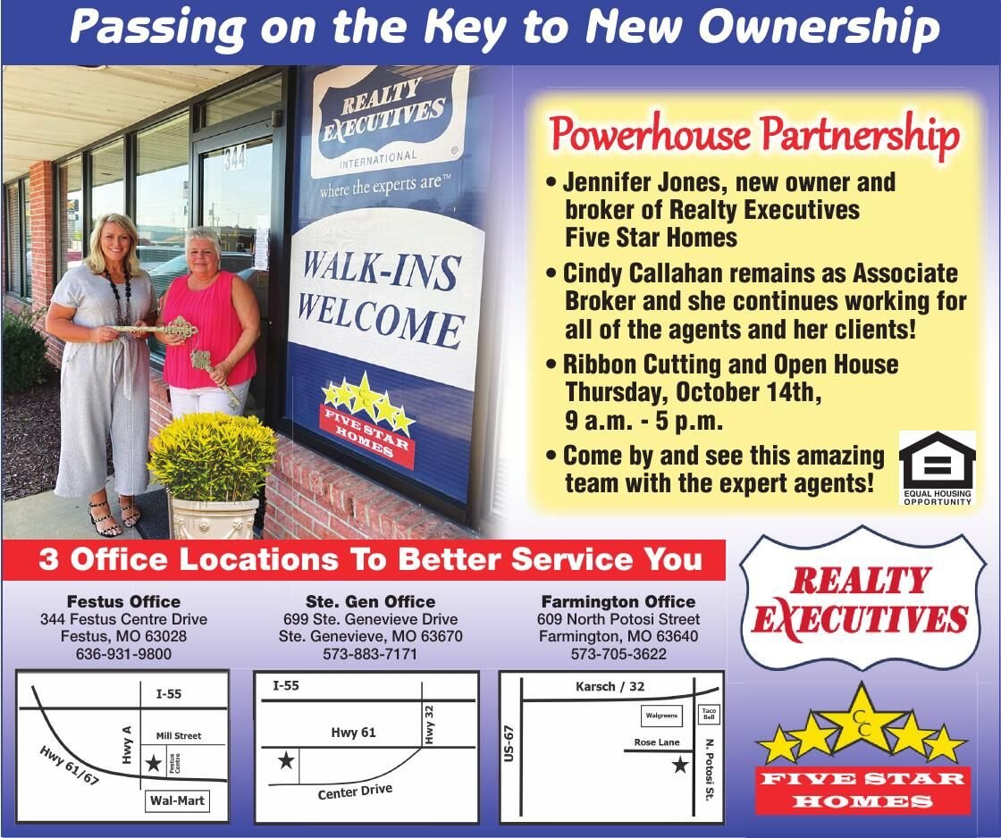 Realty Executives Five Star Jennifer Jones Real Estate October 2021