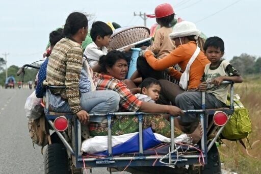 Half a million people have been displaced in the conflict between Thailand and Cambodia