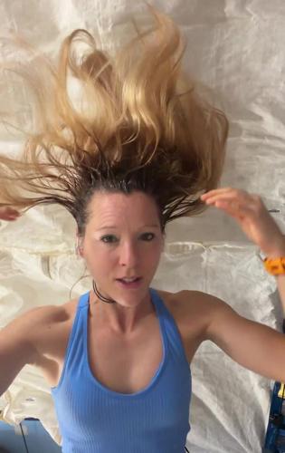 Astronaut shows how to wash hair 250 miles above Earth