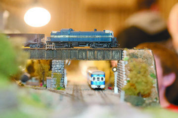 Jefferson County and Southern Railroad Club train display