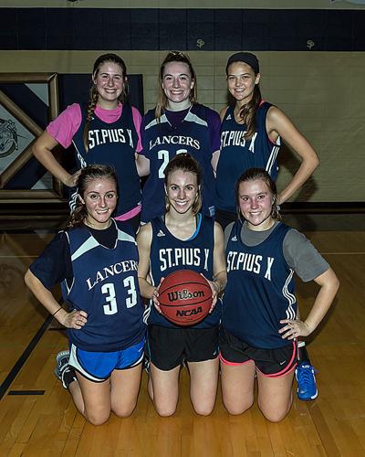St. Pius girls basketball team
