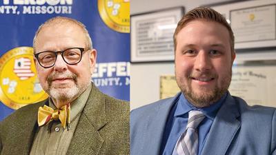 Wes Yates, left, retired as the Div. 15 associate circuit judge on Dec. 31, and Charlie Argana has been appointed to fill the open role.