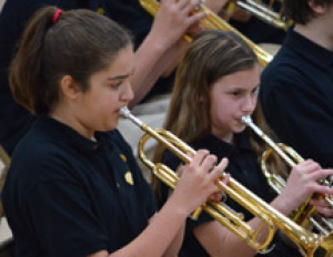 Festus Seventh-Grade Band at Windsor Middle School Music Festival 