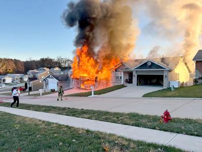 Fire destroys two homes in Herculaneum