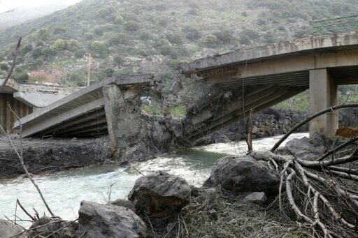 Israel destroyed a major bridge over the Litani River in southern Lebanon