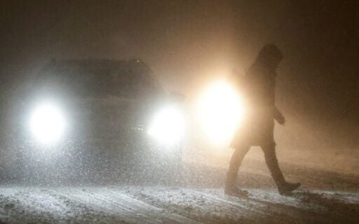 Northern Germany was facing severe disruption from heavy snow and high winds, with schools ordered closed in the cities of Hamburg and Bremen