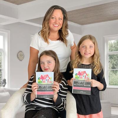 Laura Lohman's daughters, Collette and Dylan, came up with the idea to make activity books.