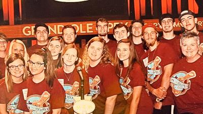 Marleisa Amsden, bottom right, travels to Nashville in 2019 with the varsity and show choirs, who performed at the Grand Ole Opry.
