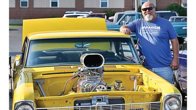 At last year's cruise, Ernie Carr of Festus shows off the 1966 Chevy Nova II he received from his brother on his 21st birthday over 40 years ago.
