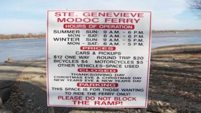 Ste. Genevieve Modoc Ferry