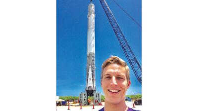 Eric Wichmann, 31, joined SpaceX in April 2015.