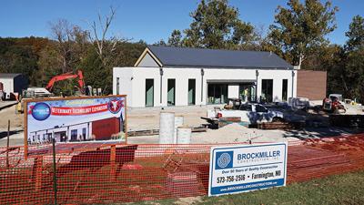 Phase I of Jefferson College’s new veterinary technology facility on the Hillsboro campus is expected to be completed this month.