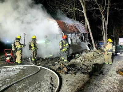 Fire destroys shed in Cedar Hill