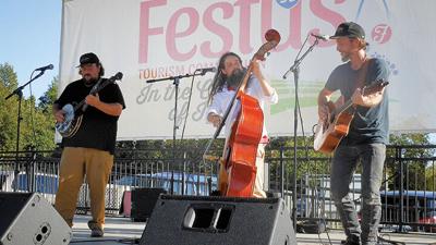 The Howlin’ Brothers at the Portz Music Festival in 2022.