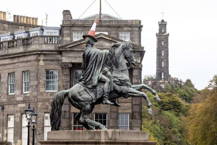 Residents of World Heritage Site demand removal of “eyesore” cones on statues