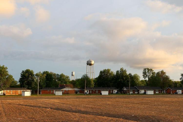 The sun sets over Gideon