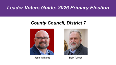 Voters guide: 2026 primary election county council dist. 7
