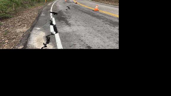 A portion of Romaine Creek Road, west of the intersection on Romaine Creek and East Romaine Creek roads, is closed due to damage.