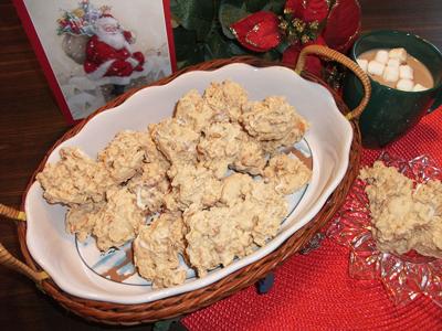 My Leader Yummy: No-Bake Almond Bark Cookies