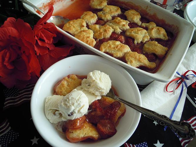 Mom's Strawberry Cobbler