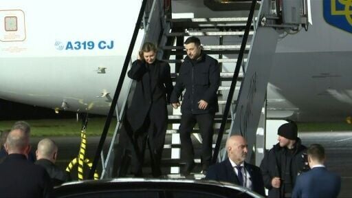 Ukrainian President Zelensky arrives in Ireland for visit