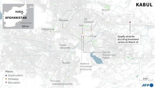 The strike happened at about 9:00 pm (1630 GMT) on Monday