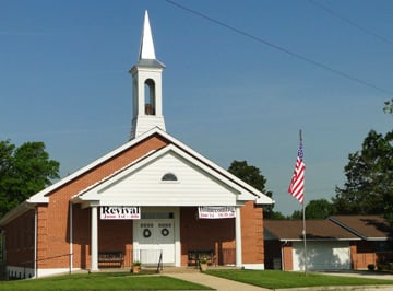 Sandy Baptist Church building completed in 1966
