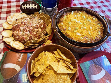 My Leader Yummy – Nacho-Tamale Dip, Honey-Ham Ranch Cheese Ball