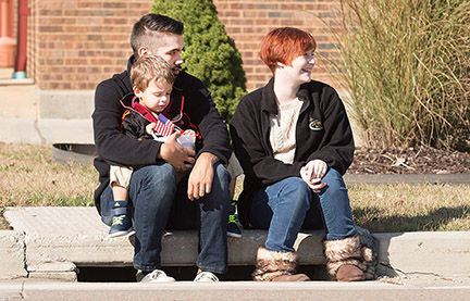 Parade watchers